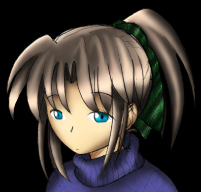 Colorized Kimiko Sketch