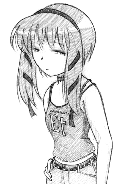 Original Dark Looks Sketch By Fred Gallagher